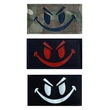 Glow In Dark Charm Smile Military Armband Patch for Hat Backpack