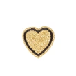 Sparkly Glitter Powder Stars Heart DIY Sticker Patch