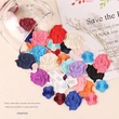 Multicolor Rose Flower Romantic DIY Floral Back Glue Patch