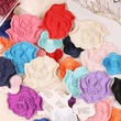 Multicolor Rose Flower Romantic DIY Floral Back Glue Patch