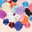 Multicolor Rose Flower Romantic DIY Floral Back Glue Patch