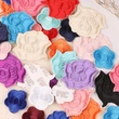 Multicolor Rose Flower Romantic DIY Floral Back Glue Patch