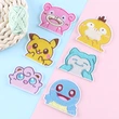 Kids Cartoon Pokemon Sticker Pikachu Badge Children DIY Gift