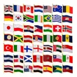 Promotional National Flag Enamel Pin Badge Country Flag Lapel Pin