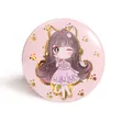 Custom Anime Heart Tin Badge Promotional Kawaii Button Pins
