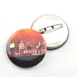 Tin Material Blank 44mm Round Pin Badge Button Badge With Custom Logo