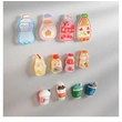 Cartoon Drinks Food Acrylic Magnetic Sticker Home Fridge Magnets