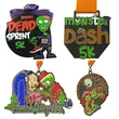 New Running Sports Halloween Marathon Virtual Running Custom Medal