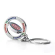 Customised Logo Souvenirs Gift Metal Key Chain Blank Spinning Keyring