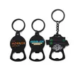 Custom Bottle Keyring Die Cast Enamel 3D Beer Bottle Opener Keychain