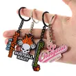 Custom 3D Promotional Enamel Metal Key Chains Keyring