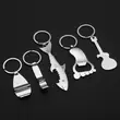 Customized Various Shape Zinc Alloy Keyring Bottle Opener Keychain