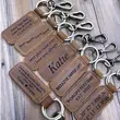 Custom Genuine Leather Holder Keychain