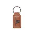 PU Leather Embossed Logo Leather Keychain Business Event Gift