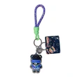 New Cute Acrylic Cartoon 3D Transparent Bear Keyring Key Chain