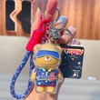 New Cute Acrylic Cartoon 3D Transparent Bear Keyring Key Chain