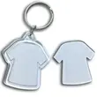 Transparent Blank Plastic Keychain Photo Frame Acrylic Keychain