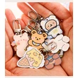 Cute Cartoon Bag Pendant Decor for Children's Gift Acrylic Keychain
