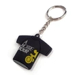 OEM 2D Logo Custom Silicone Rubber Keyring 3D Cute Soft PVC Keychains