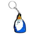 OEM 2D Logo Custom Silicone Rubber Keyring 3D Cute Soft PVC Keychains