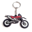 OEM 2D Logo Custom Silicone Rubber Keyring 3D Cute Soft PVC Keychains