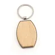 Blank Wooden Key Chains Wood Keychain with Laser Engraving Logo