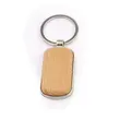 Blank Wooden Key Chains Wood Keychain with Laser Engraving Logo