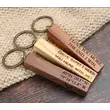 Custom DIY Gifts Handmade Keychain Wooden Key Tag