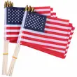 4x6 Inches Hand Waving US American Flag Polyester Custom Shaking Flag
