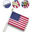 4x6 Inches Hand Waving US American Flag Polyester Custom Shaking Flag