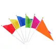 Triangle Shape Customized Logo Flag Waving Mini Hand Flag Wholesale