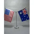 Custom Administrative Meeting National Desk Flag Table Flag Stand
