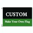 Custom Size Logo Printed Polyester Flag For Advertising Decoration