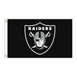 Custom Polyester Digital Printing 3x5ft NFL Team Oakland Raiders Flag
