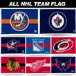 Custom NHL Flag 3*5ft Hockey Sport Fans Celebration Flag Wholesale