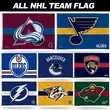 Custom NHL Flag 3*5ft Hockey Sport Fans Celebration Flag Wholesale
