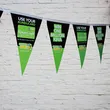 Custom Outdoor Celebration Supermarket Promotions Bunting Flags