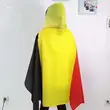 Football Soccer Match Belgium All Countries Custom Hooded Body Flag with Logo