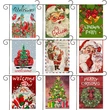 Christmas Garden Flag Santa Gift Garden Decoration Banner 30*45cm