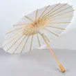 Plain White Chinese Wedding Paper Umbrella Paper Parasols