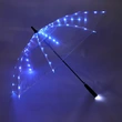 Custom Printed Led Flashing Light Oversized Transparent Clear Umbrella