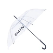 Customized Logo Transparent PVC Umbrella with Printing for Promotion