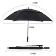 Double Layer Large Golf Umbrella Canopy Vented Windproof Umbrella