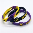 Adjustable Basketball Silicone Rubber Bracelets Bangles Wristband