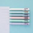 Lovely 6 in 1 Colors Ballpoint Pen School Office Writing Supplies