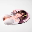 Custom 3D Cartoon Anime Beautiful Girls Silicone Mouse Pad Mouse Mat