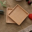 Retro Wooden Coaster Tea Cup Holder Mugs Insulation Tray Pad