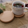 Retro Wooden Coaster Tea Cup Holder Mugs Insulation Tray Pad