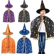 Children Halloween Witch Dress Up Fancy Wear Party Costume