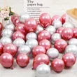 Glossy Metal Pearl Latex Balloons Globos Birthday Party Decor